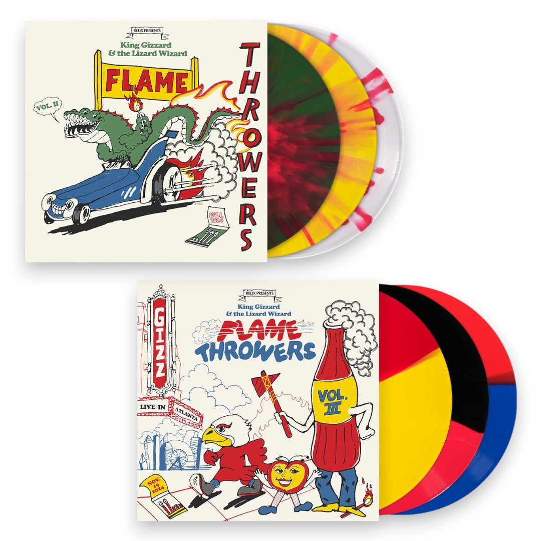【2025年】エレガントファッションを上品に着 Lizard The & Gizzard King Wizard 2 Volumes Throwers: Flame – 洋楽