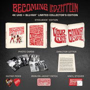 Becoming Led Zeppelin SteelBook 4K UHD + Blu-Ray – Collector’s Edition Packaging