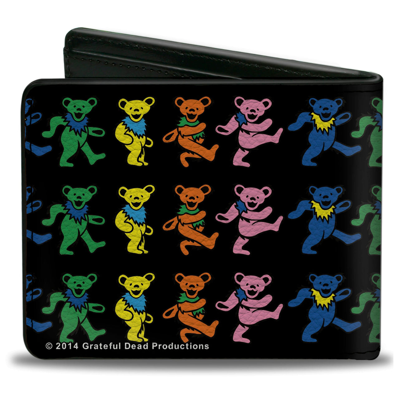 Dancing Bears Bi-Fold Wallet | Black