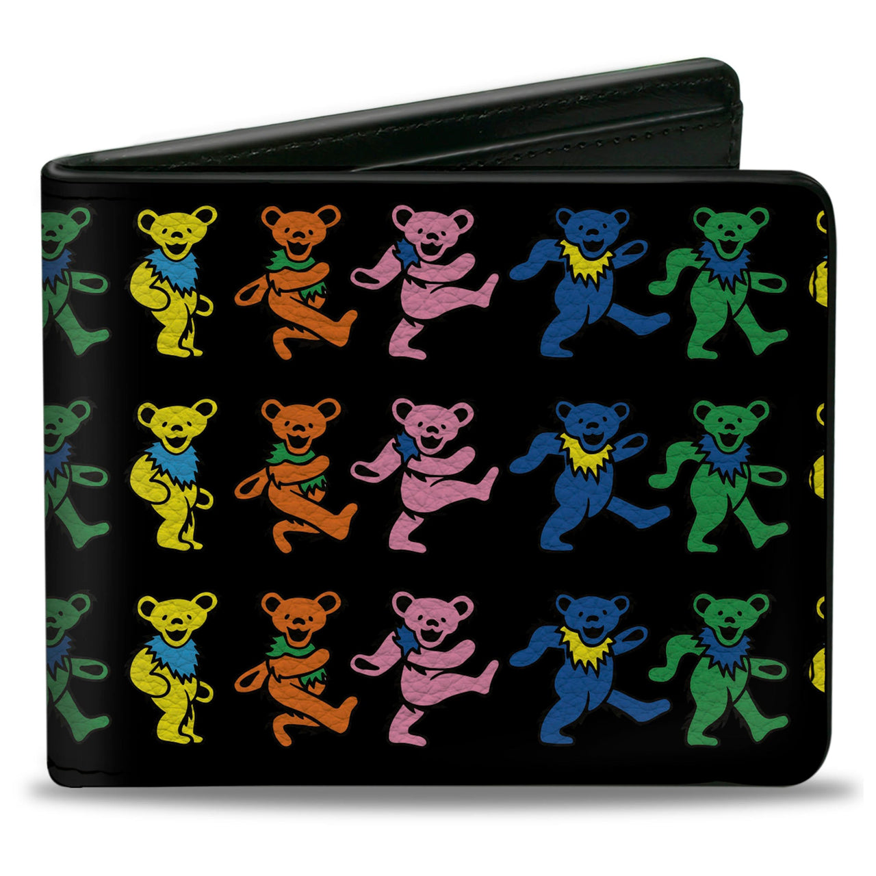 Dancing Bears Bi-Fold Wallet | Black