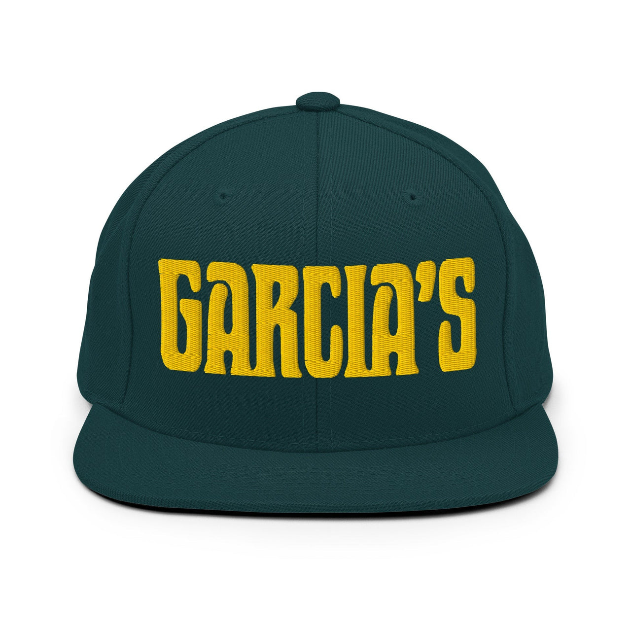 Garcia's Chicago Embroidered Green Snapback Hat