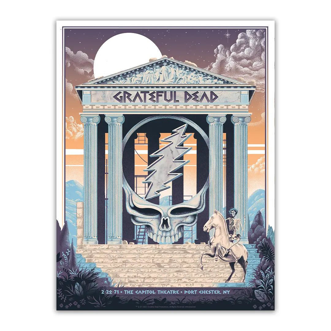 Grateful Dead (2/20/1971) Main Edition Poster by Paul Kreizenbeck