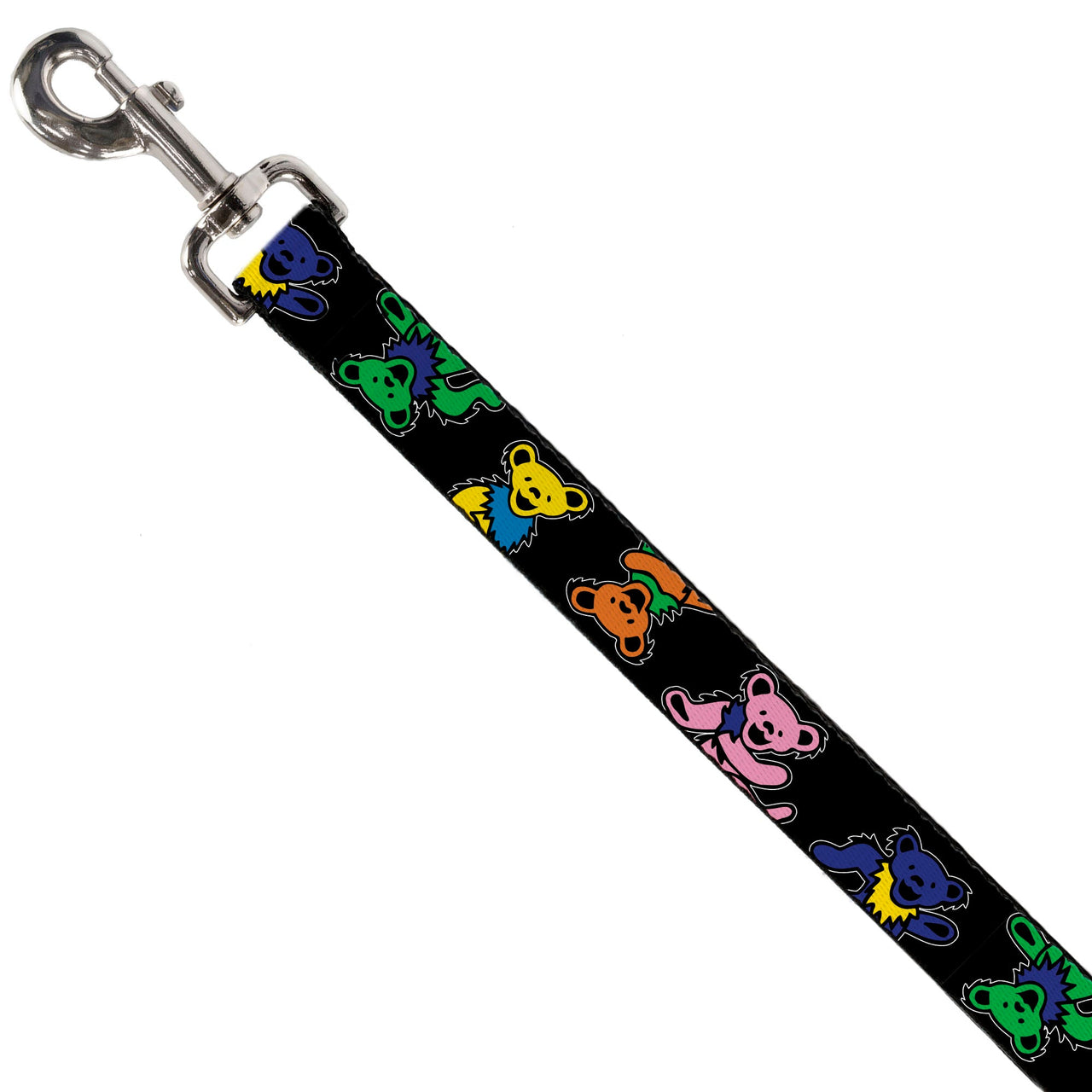 Grateful Dead Dog Leash | Rainbow Dancing Bears (Large Pattern)