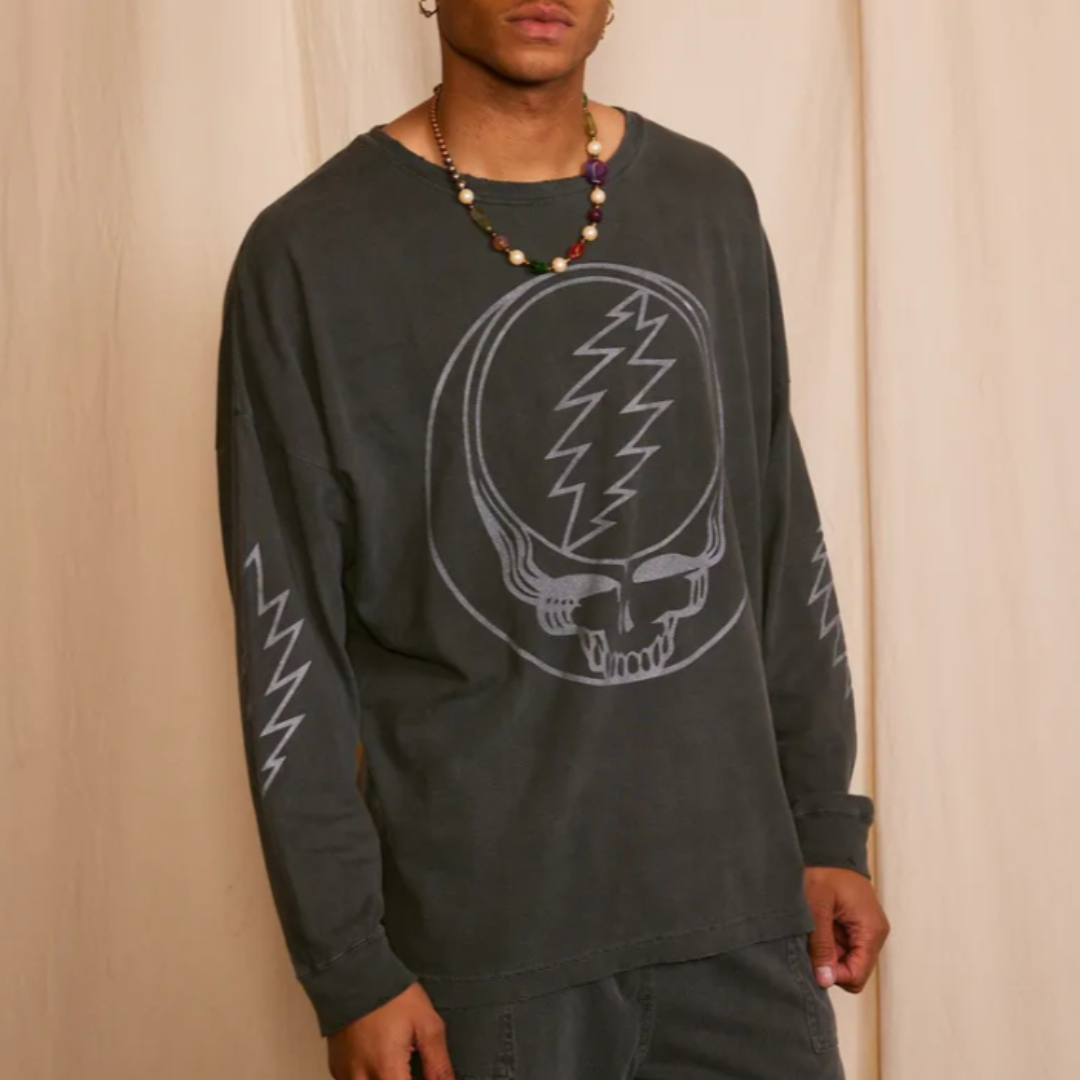 Grateful Dead Outliner Men's Long Sleeve