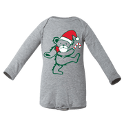 Grateful Dead Santa Bear Long Sleeve Baby Onesie
