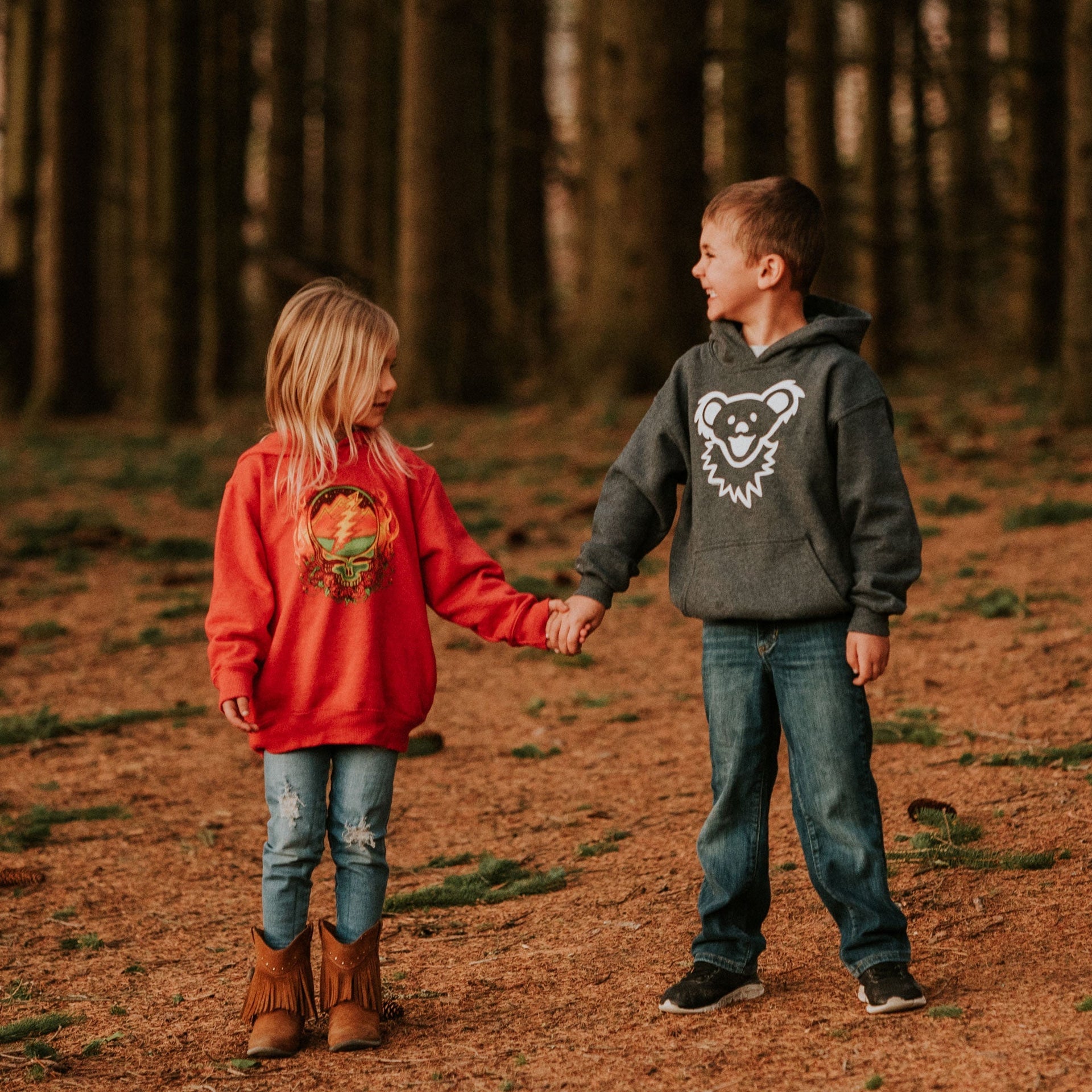 Grateful Dead Scarlet Fire Steal Your Face Toddler Hoodie