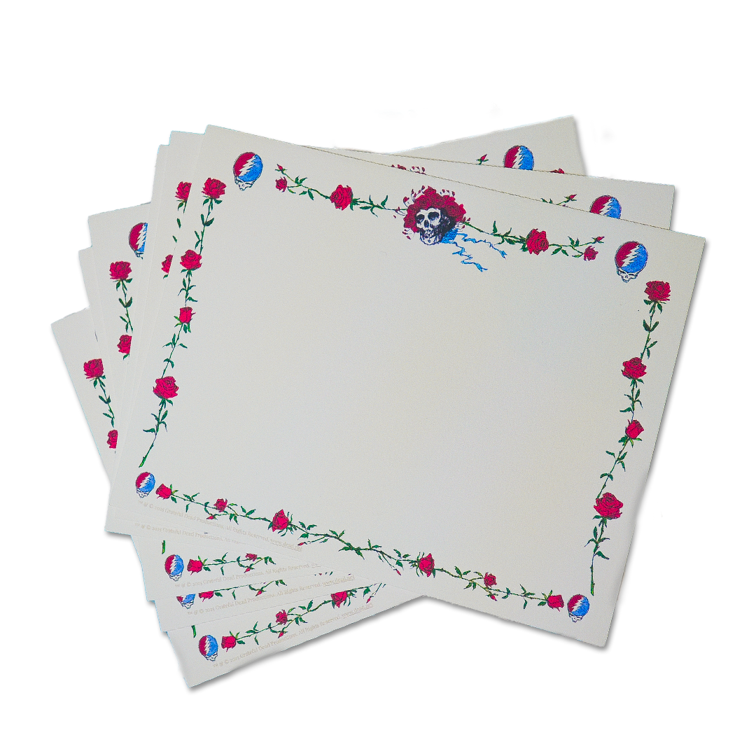 Grateful Dead Skull & Roses Greeting Cards (Set of 8)
