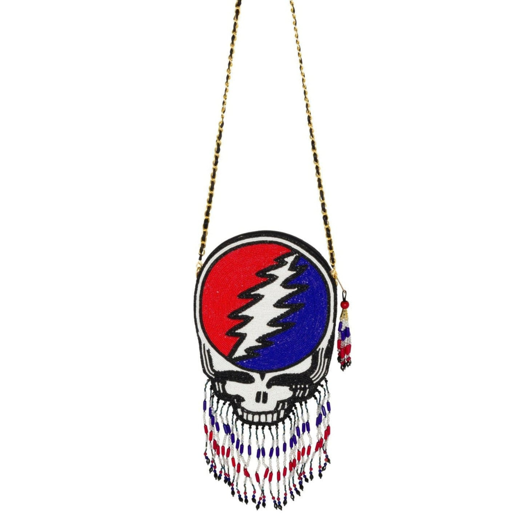 Grateful Dead Stealie Beaded Crossbody Purse | relix.shop