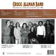 Gregg Allman Band – Uncle Sam’s (Relix-Exclusive 2-LP Orange Marble Vinyl)