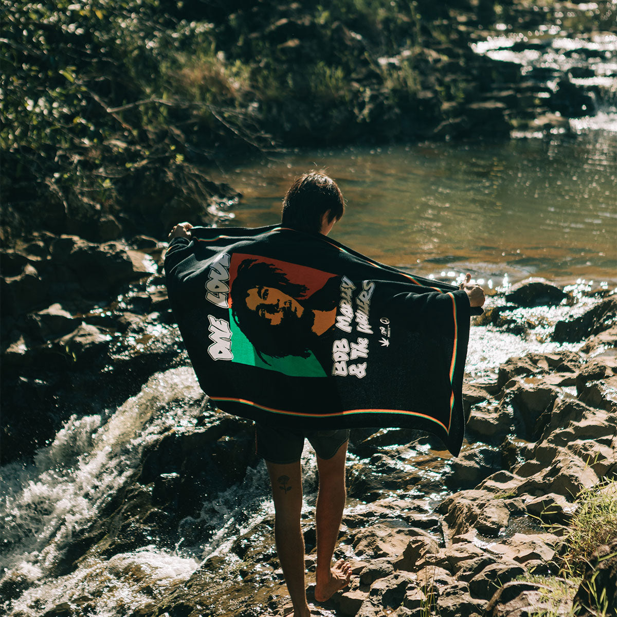 One Love Beach Towel | Bob Marley x Slowtide