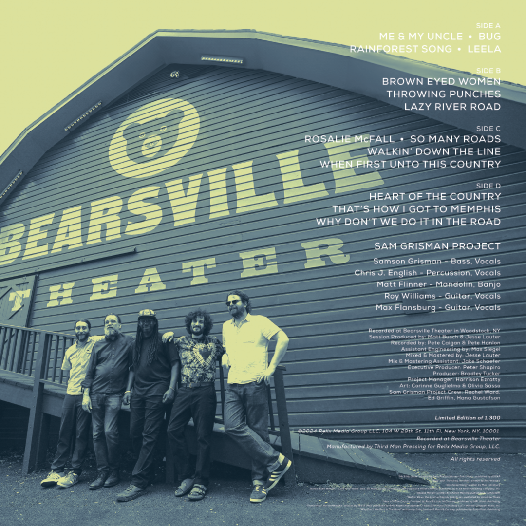 Sam Grisman Project - The Relix Session (Limited Edition 2-LP Vinyl)