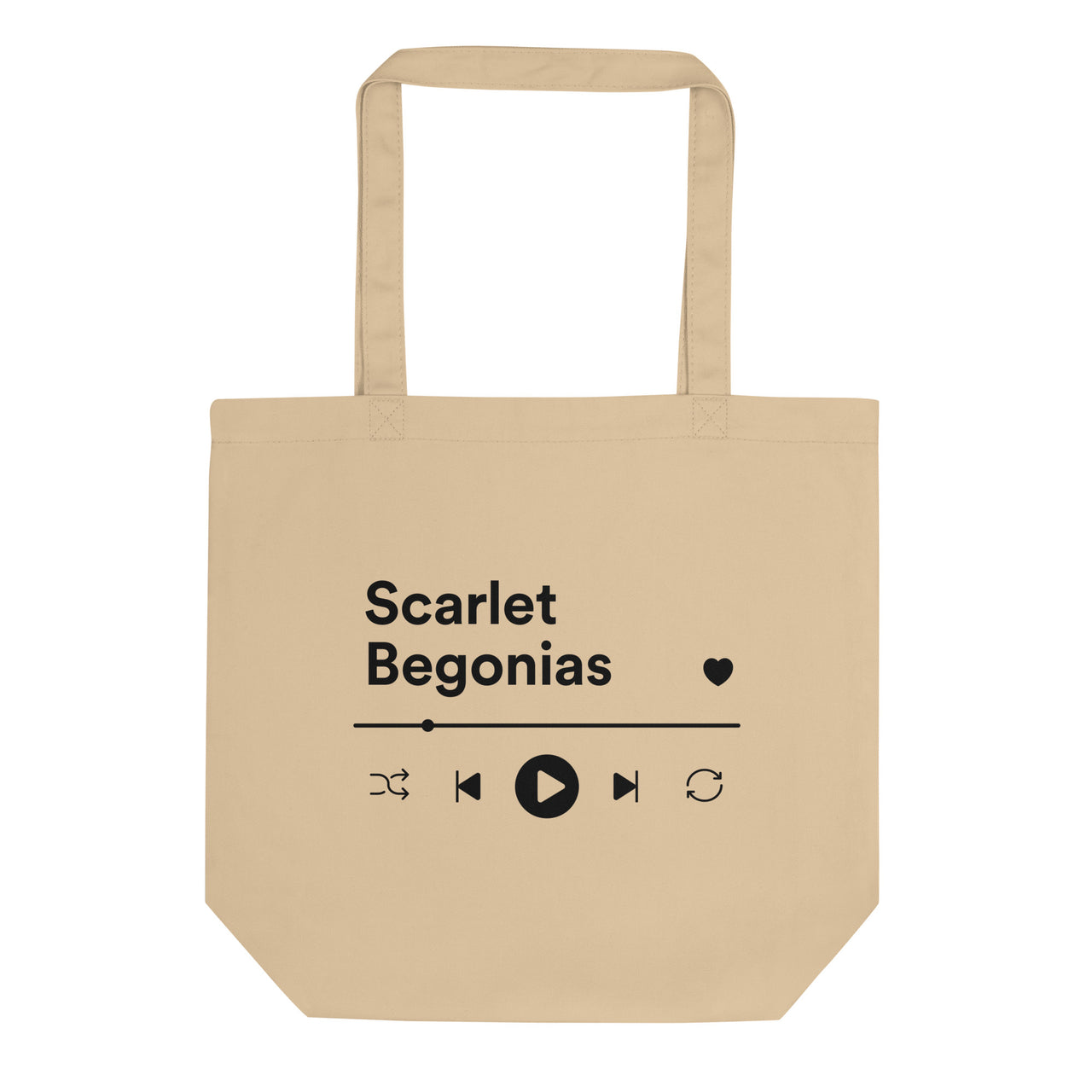 Scarlet Begonias Tote Bag