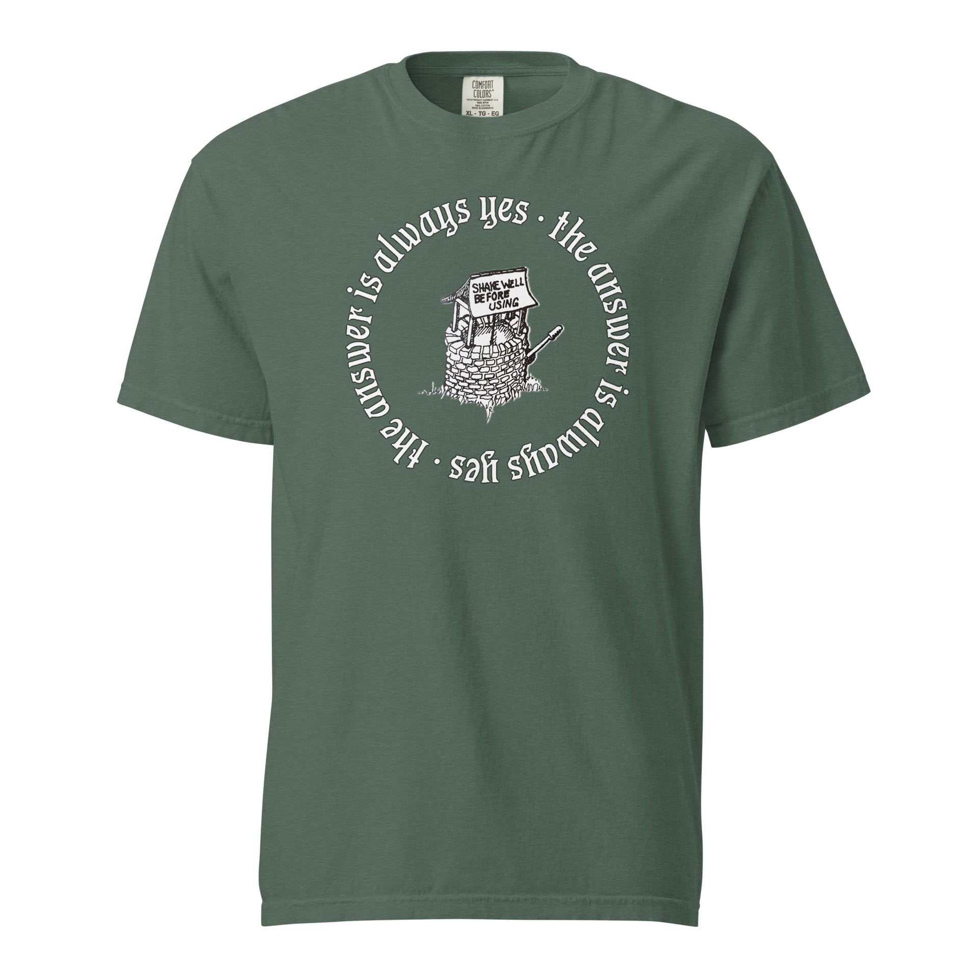 The Answer Is Always Yes | Shake Well Throwback T-Shirt