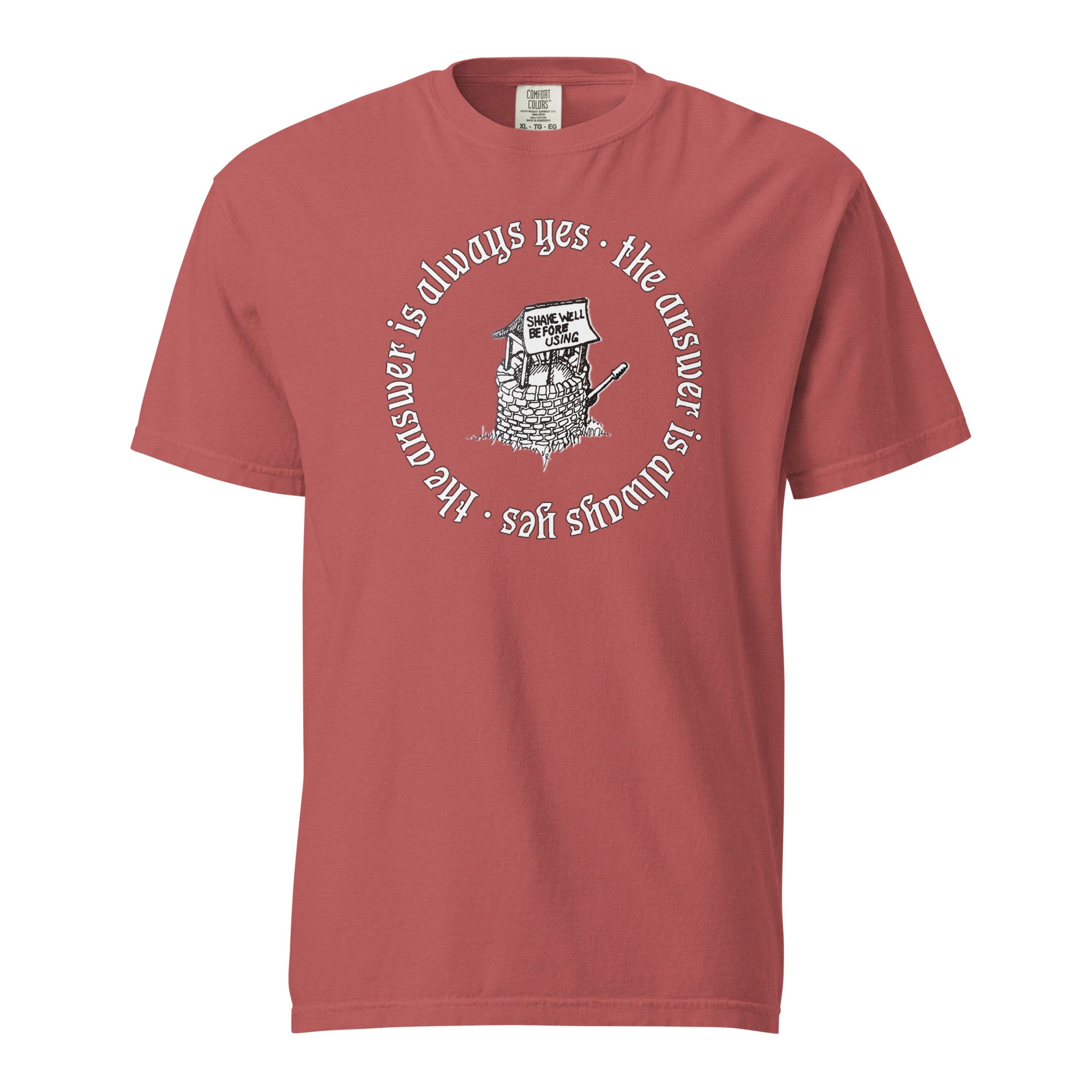 The Answer Is Always Yes | Shake Well Throwback T-Shirt
