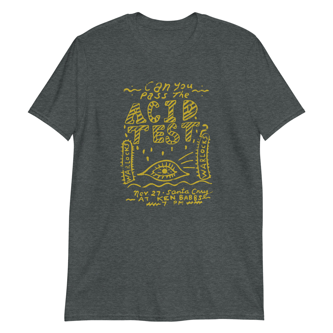 Can You Pass the Acid Test T-Shirt grey