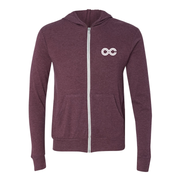 LOCKN' Maroon Lightweight Hooded Sweatshirt