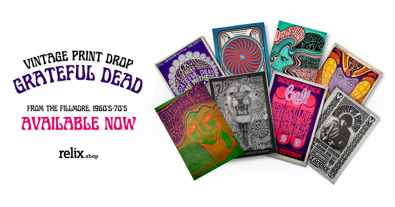 Vintage Posters, Handbills, Postcards, and Tickets From Family Dog & Bill Graham