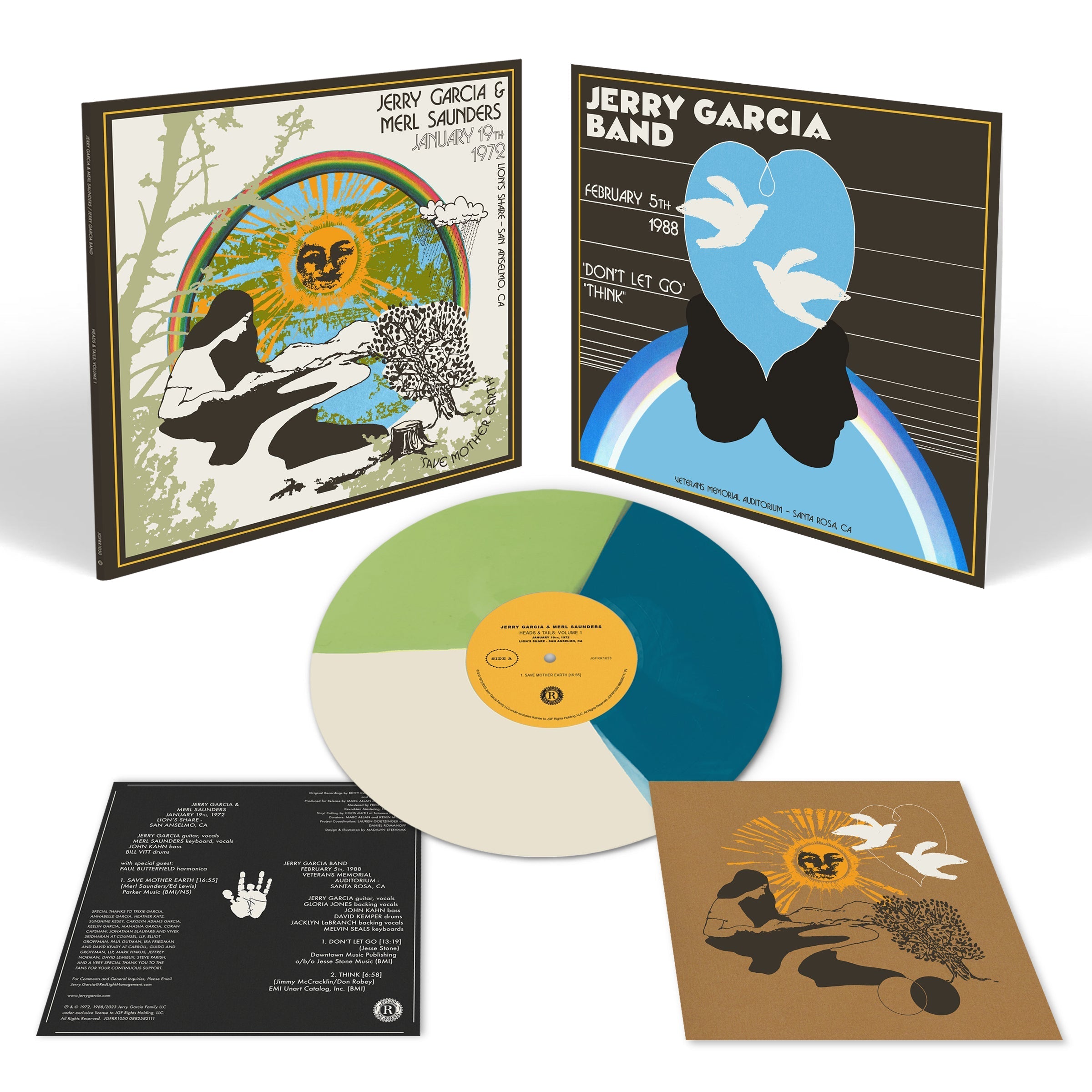 ■高音質USオリジナル盤■MERL SAUNDERS / JERRY GARCI Jerry Garcia & Merl Saunders – Heads & Tails Vol. 1 (Tri