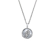 13-Point Lightning Bolt Sterling Silver & Mother Of Pearl Charm Necklace