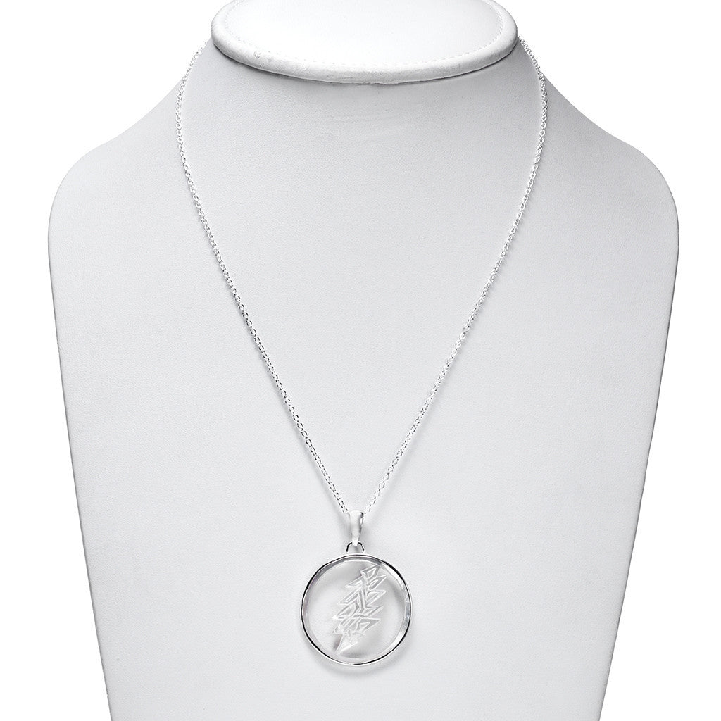 13-Point Lightning Bolt Sterling Silver Mother Of Pearl Necklace