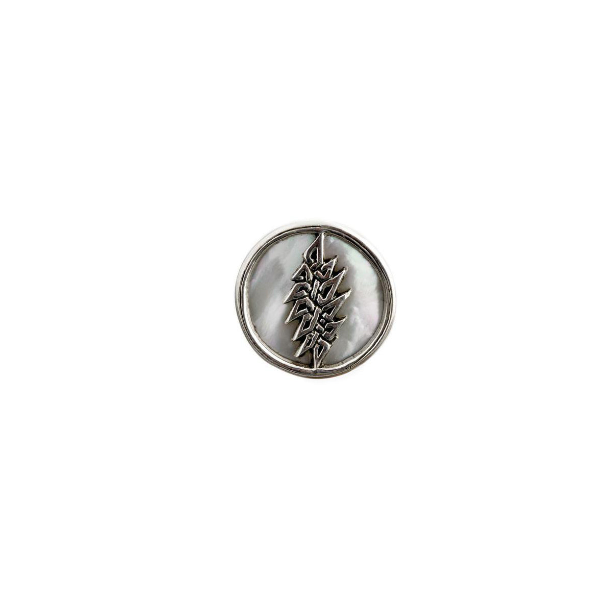 13-Point Lightning Bolt Sterling Silver Pin