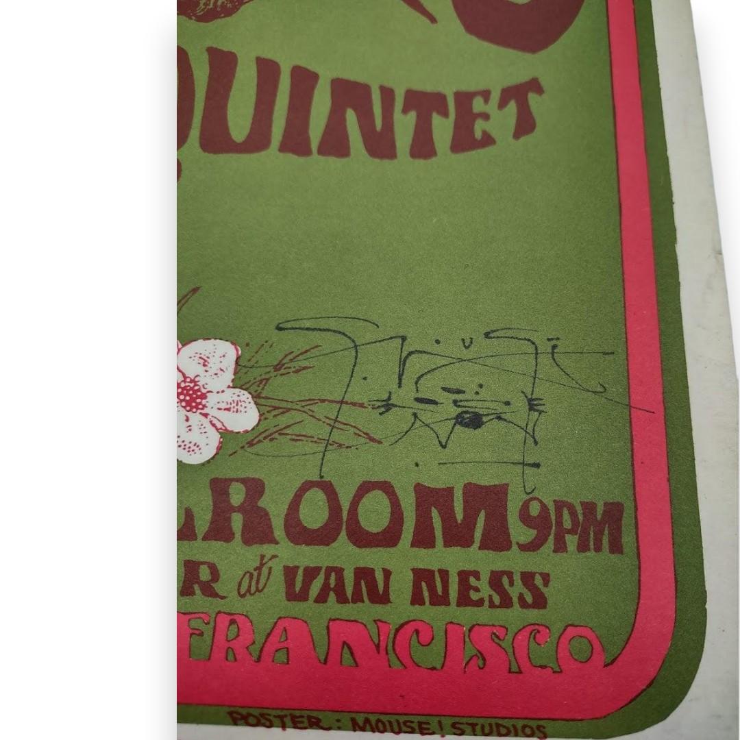 13th Floor Elevators, Sir Douglas Quintet – The Avalon Ballroom, San Francisco (Sep 2–3, 1966) by Stanley Mouse & Alton Kelley (Signed by Stanley Mouse)