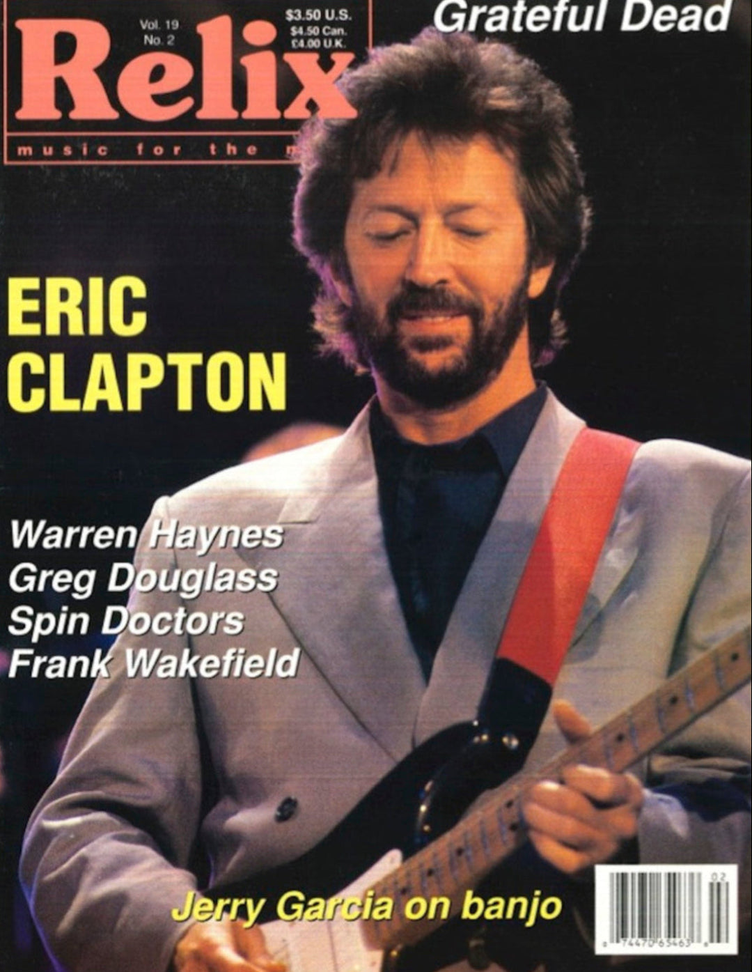 Eric Clapton - April 1992 Relix Issue