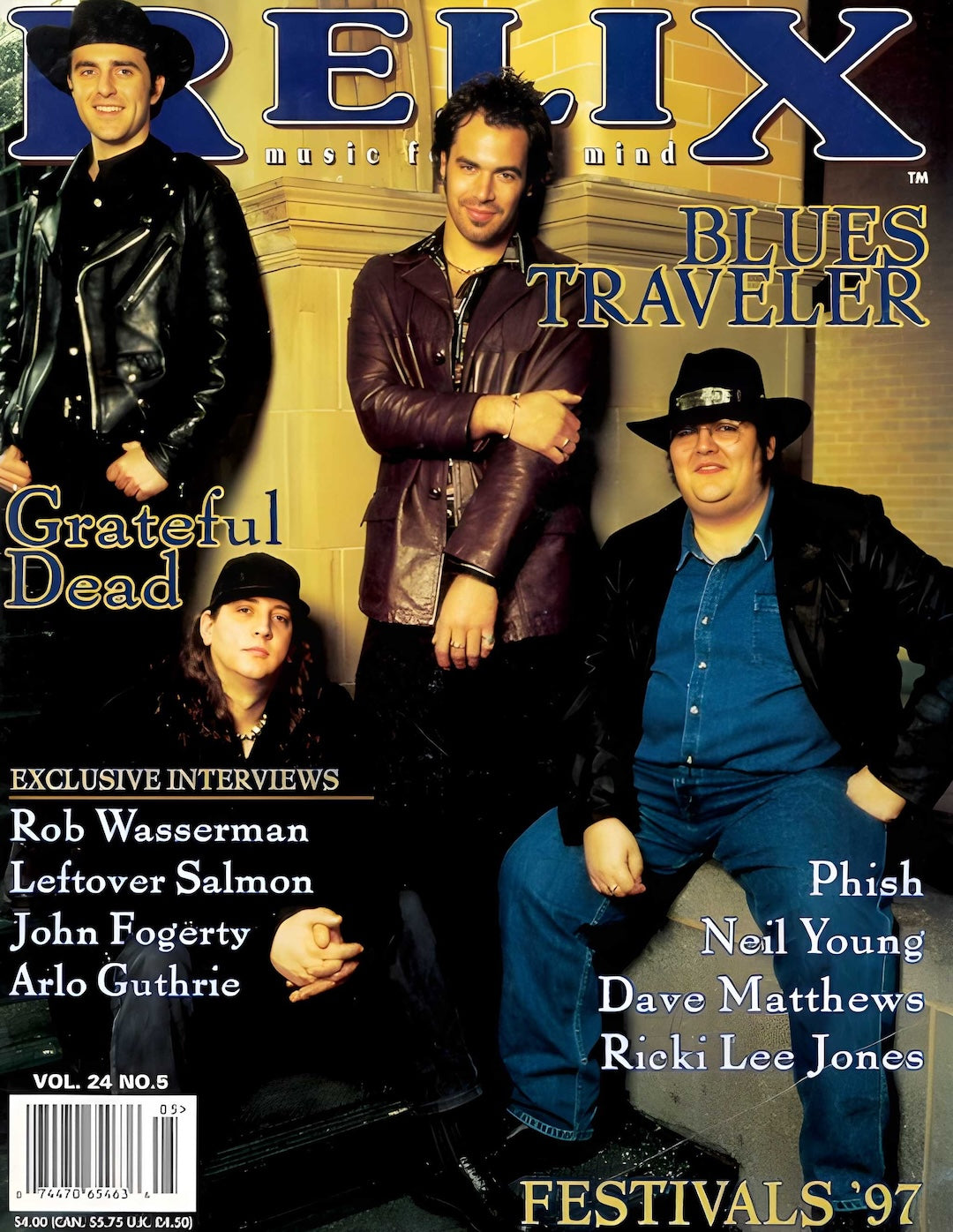 Blues Traveler - October 1997 Relix Issue