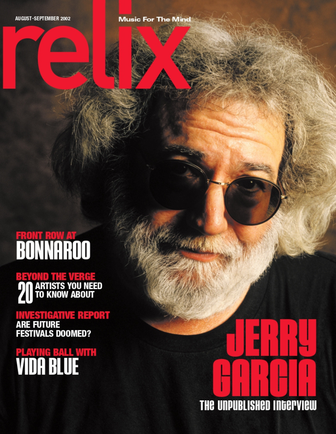 Jerry Garcia - August/September 2002 Relix Issue