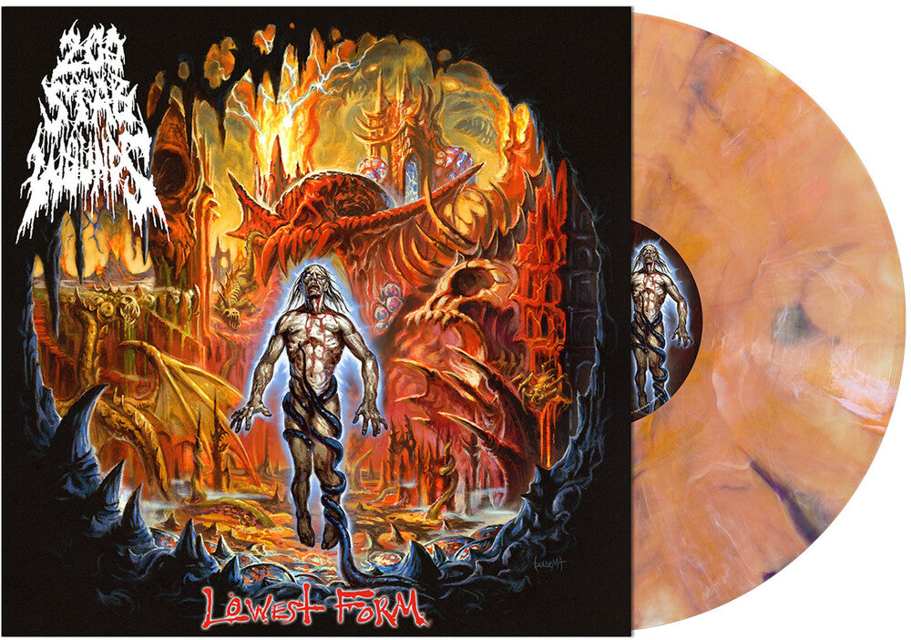 200 Stab Wounds – Lowest Form (Rigor Mortis - Yellow Orange Black Marble LP Vinyl)