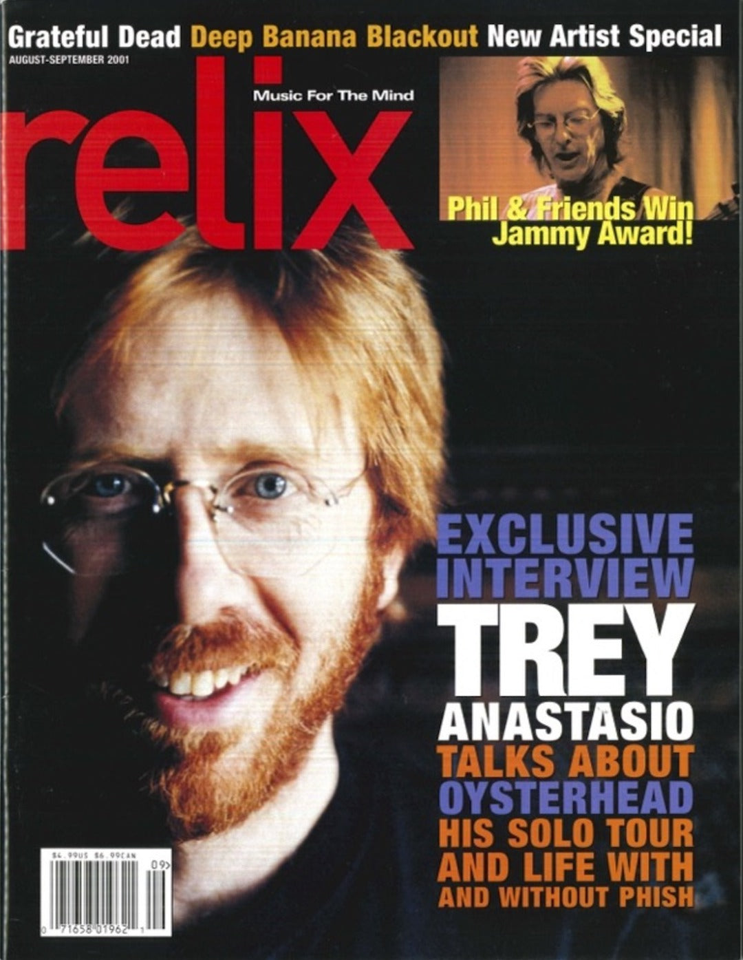 Trey Anastasio - August/September 2001 Relix Issue