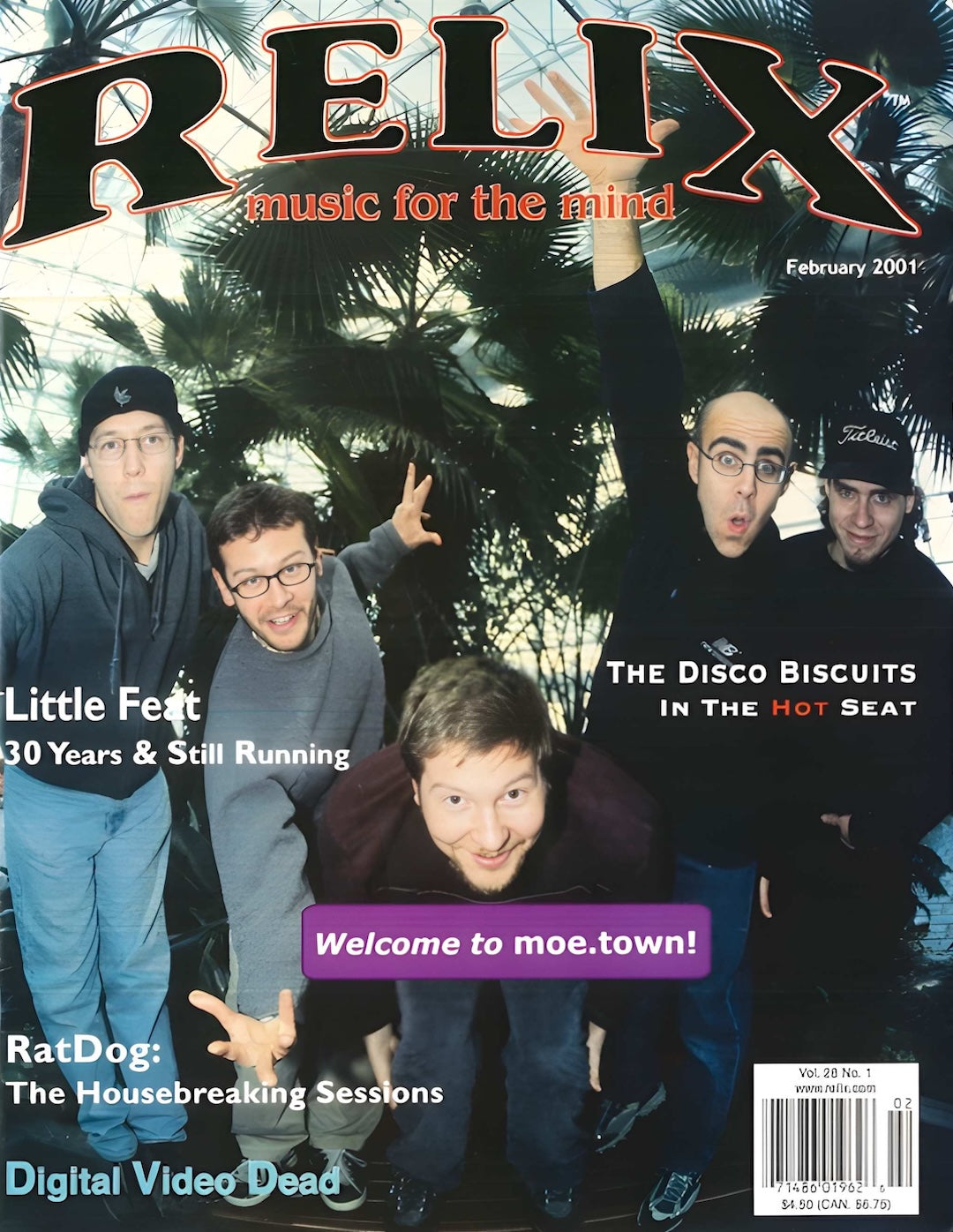 moe. - February 2001 Relix Issue