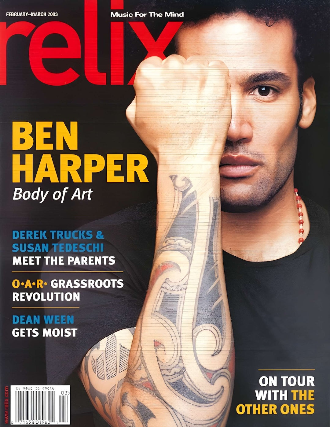 Ben Harper - February/March 2003 Relix Issue