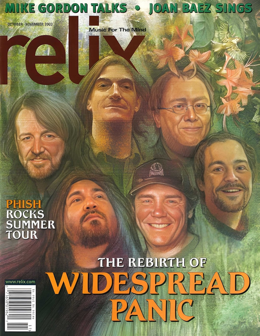 Widespread Panic - October/November 2003 Relix Issue