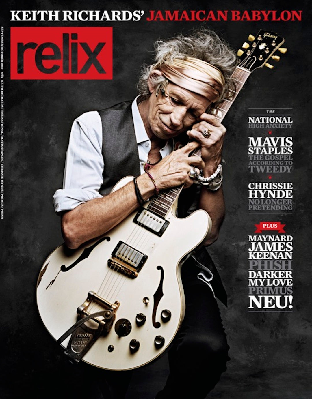 Keith Richards - September/October 2010 Relix Issue