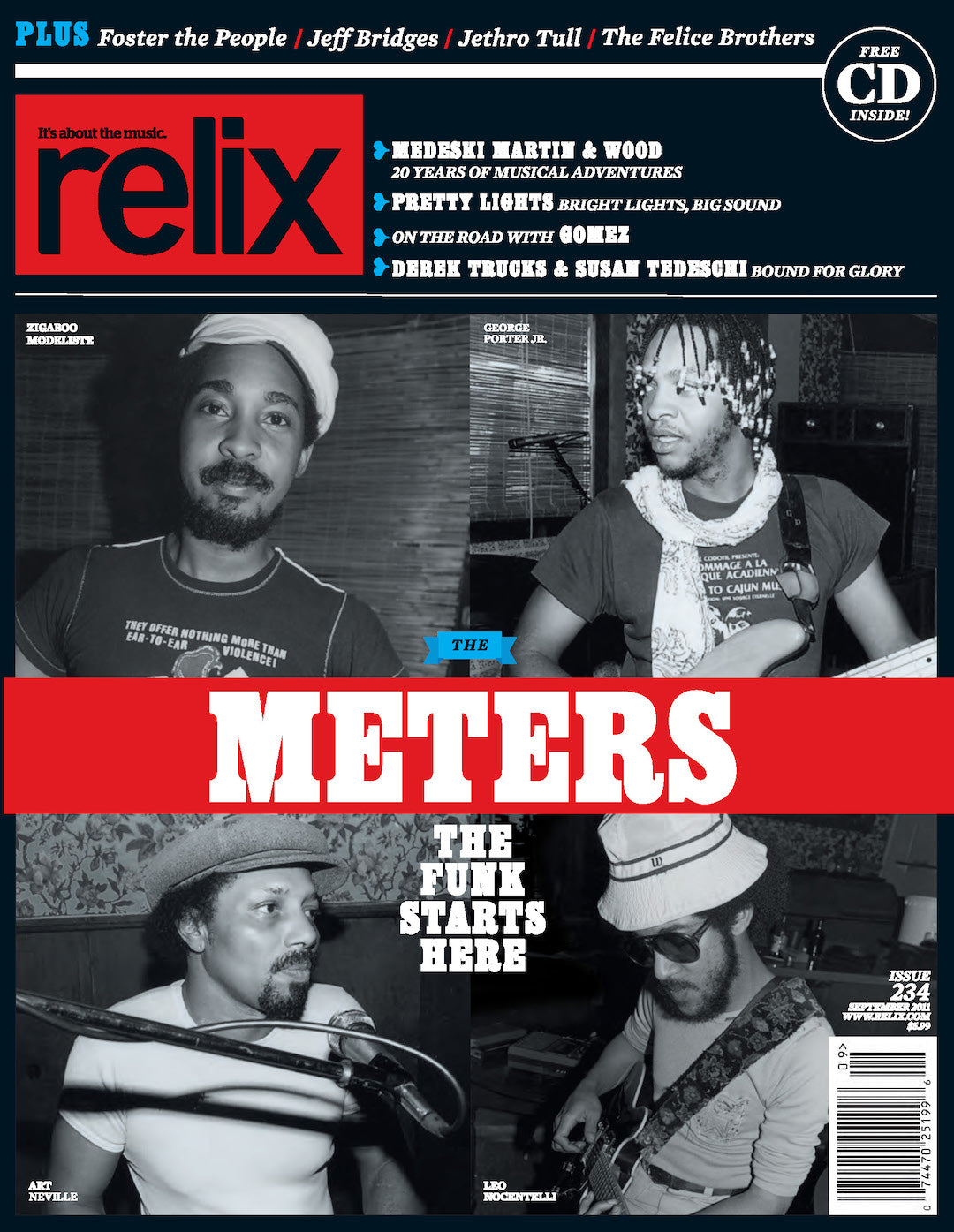 The Meters - September 2011 Relix Issue