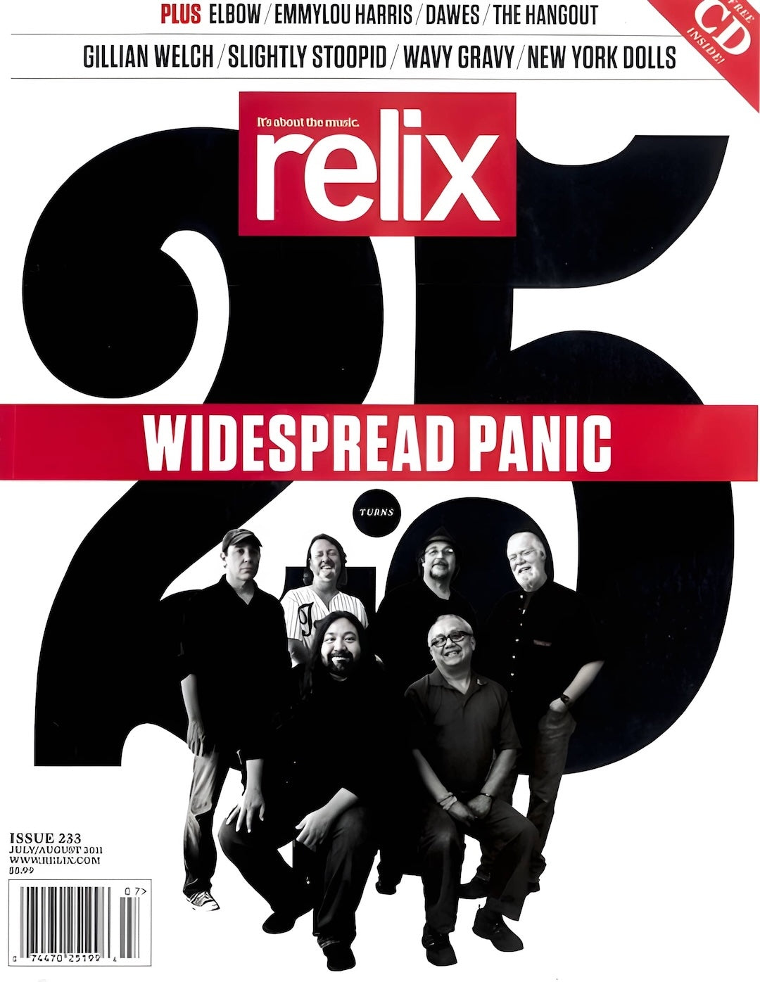 Widespread Panic - July/August 2011 Relix Issue