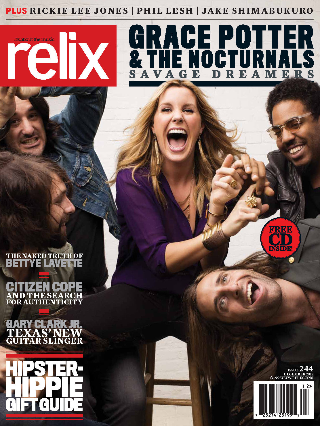 Grace Potter - December 2012 Relix Issue