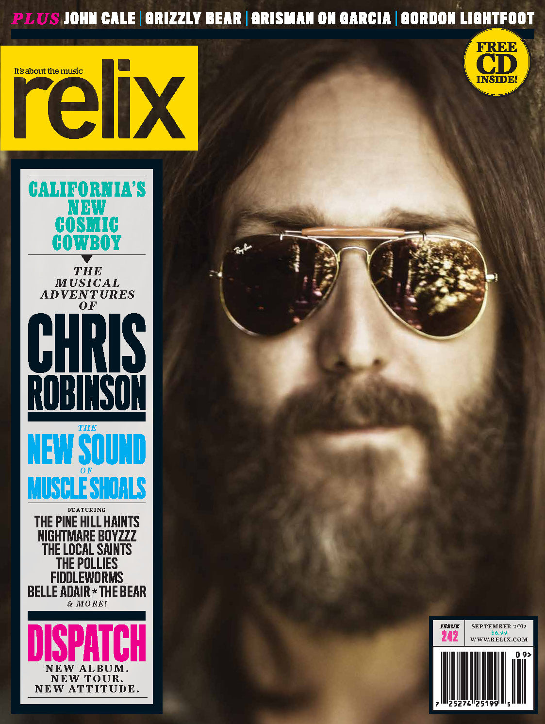 Chris Robinson - September 2012 Relix Issue