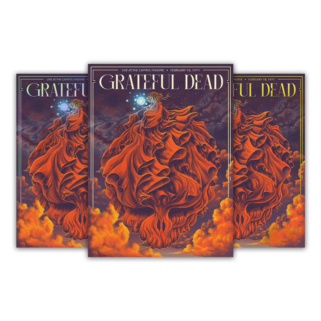 Grateful Dead (2/18/1971) by Bailey Race - 3 Poster Bundle