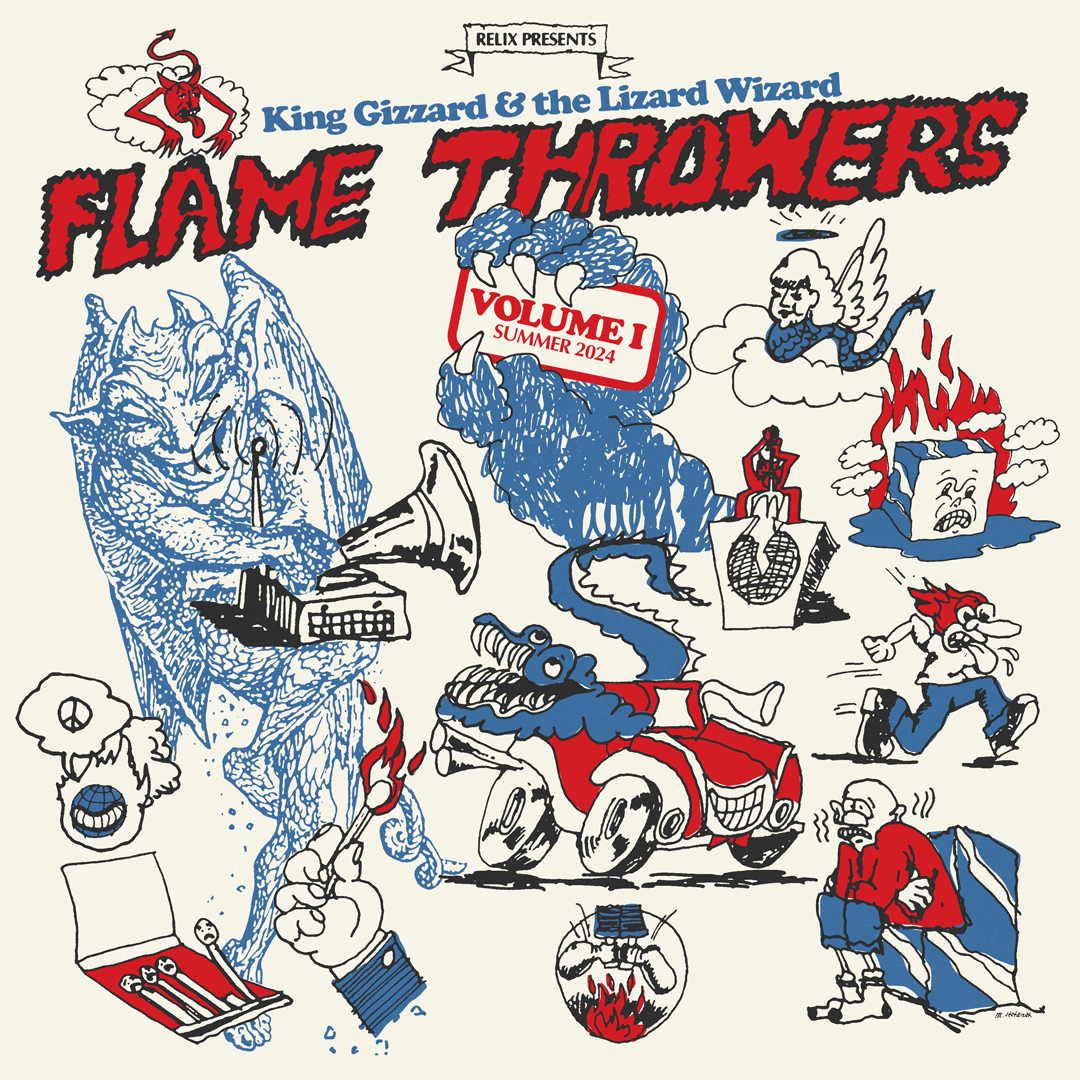 King Gizzard & The Lizard Wizard - Flame Throwers: Volume 1 (Limited Edition 3-LP Vinyl + Foil Poster)