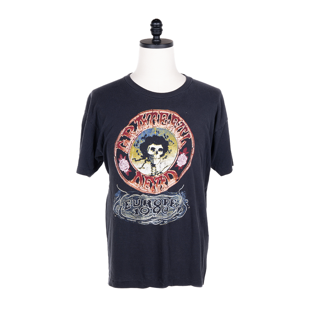 Grateful Dead Large Europe 90's Black T- Shirt