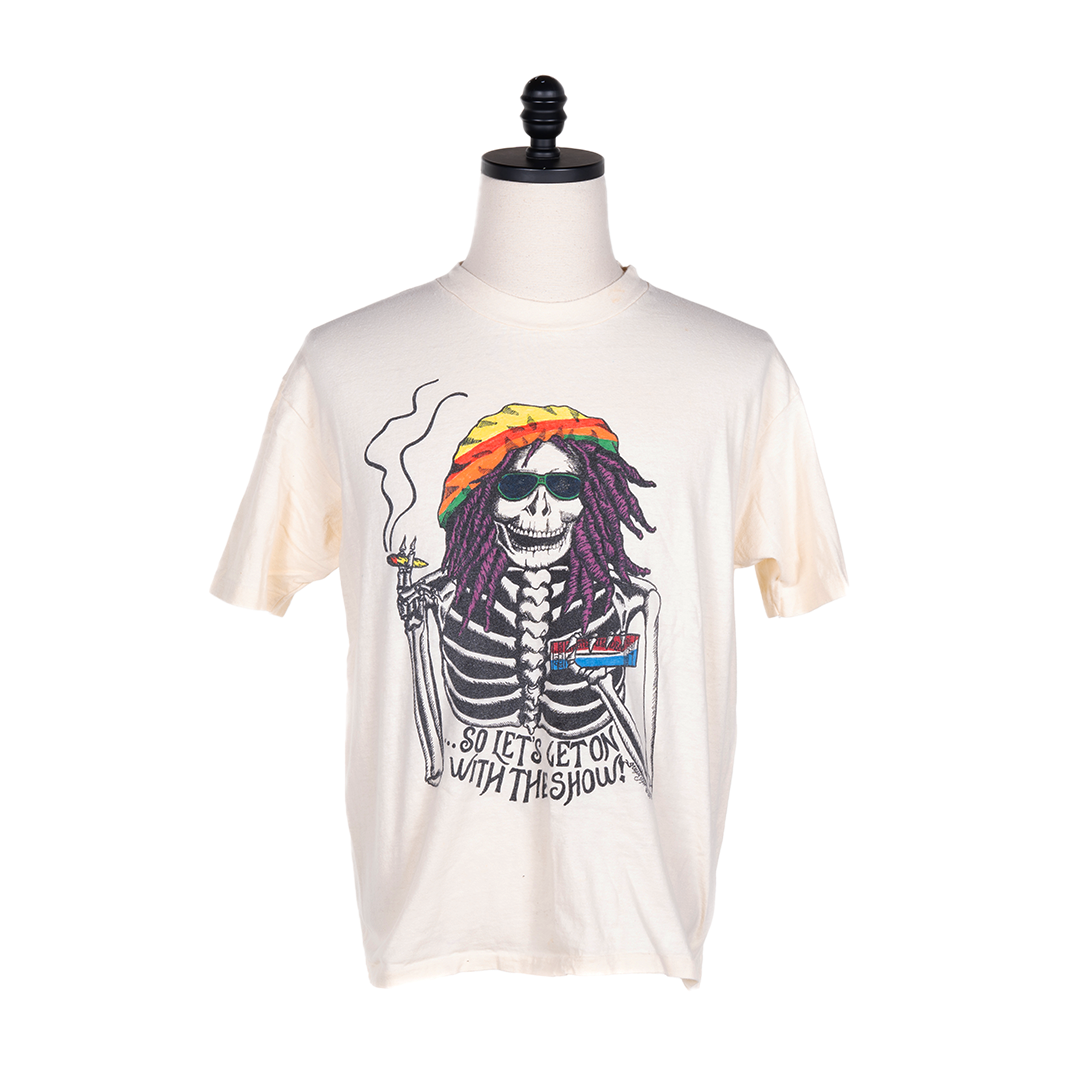 Grateful Dead Skeletal Rasta XL T-Shirt