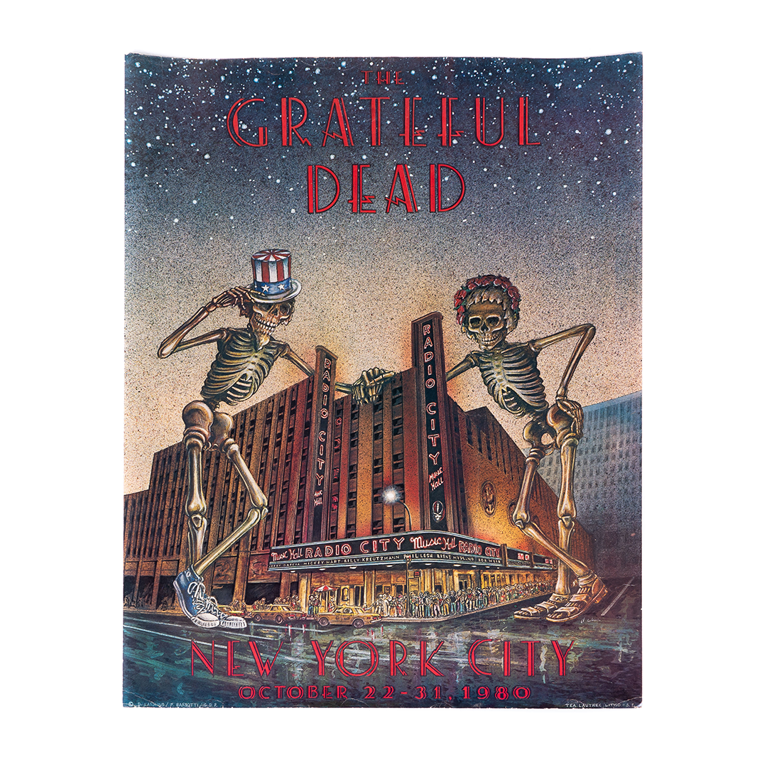 Grateful Dead Radio City Music Hall Poster from Ram Rod