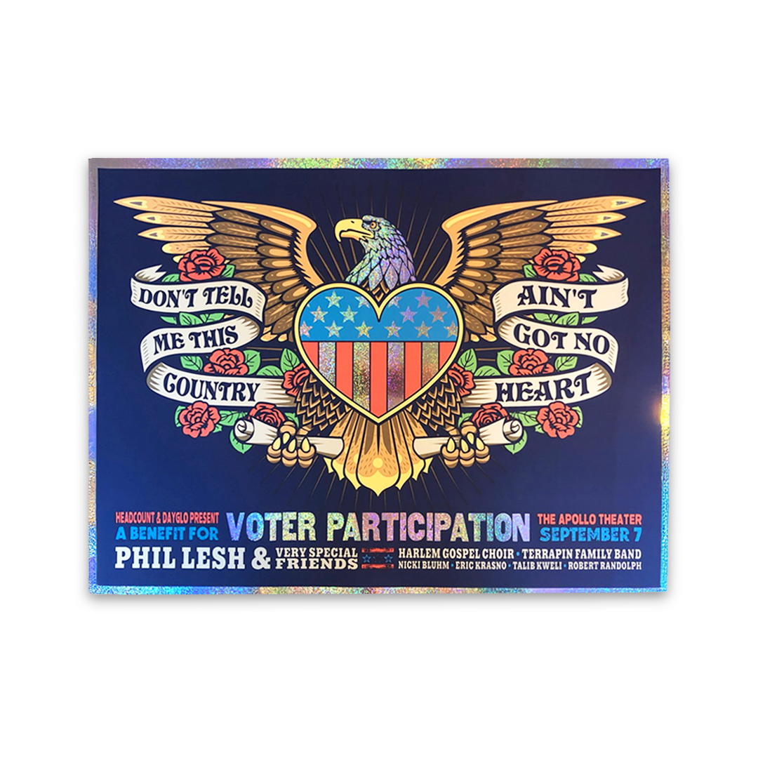 Phil Lesh at Apollo - Limited Edition Poster (September 2018)