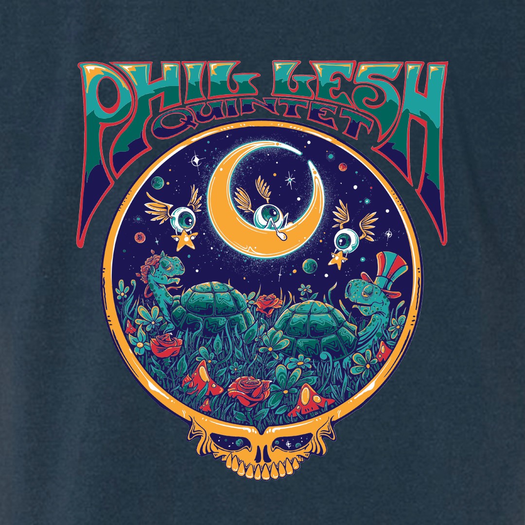 Phil Lesh Quintet | Indigo Gray T-Shirt | March 2024