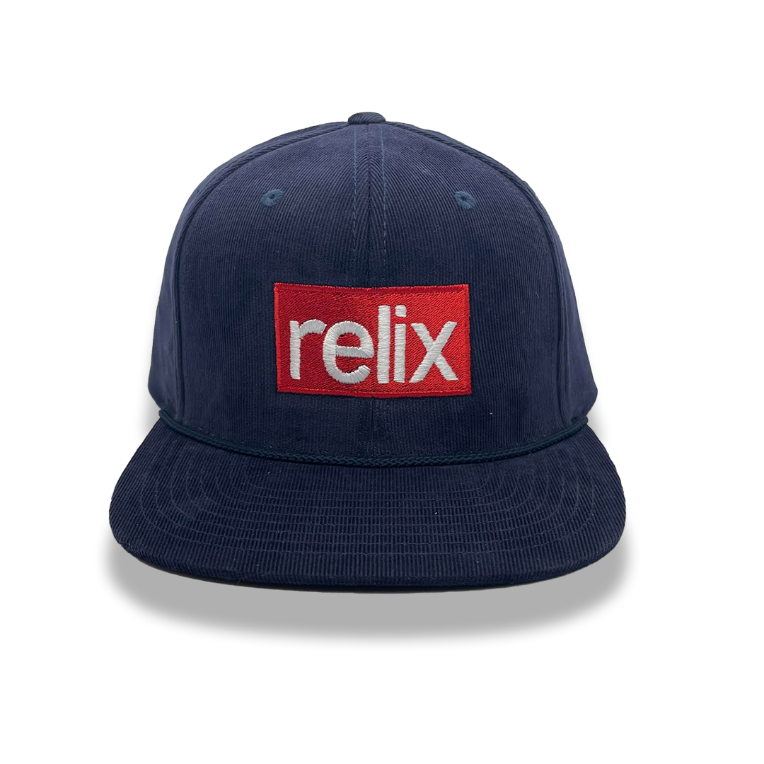 Relix Blue Corduroy Hat