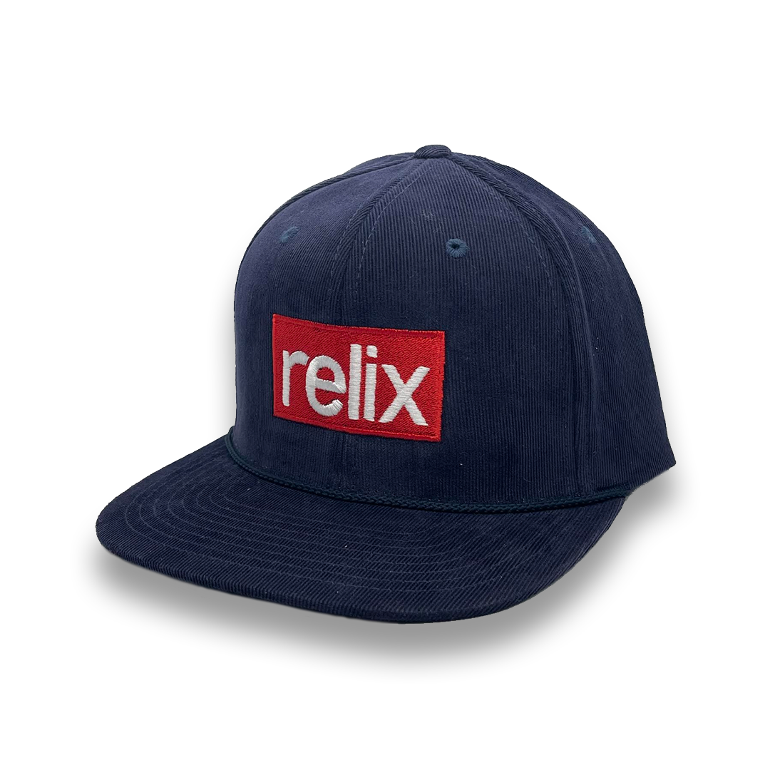 Relix Blue Corduroy Hat