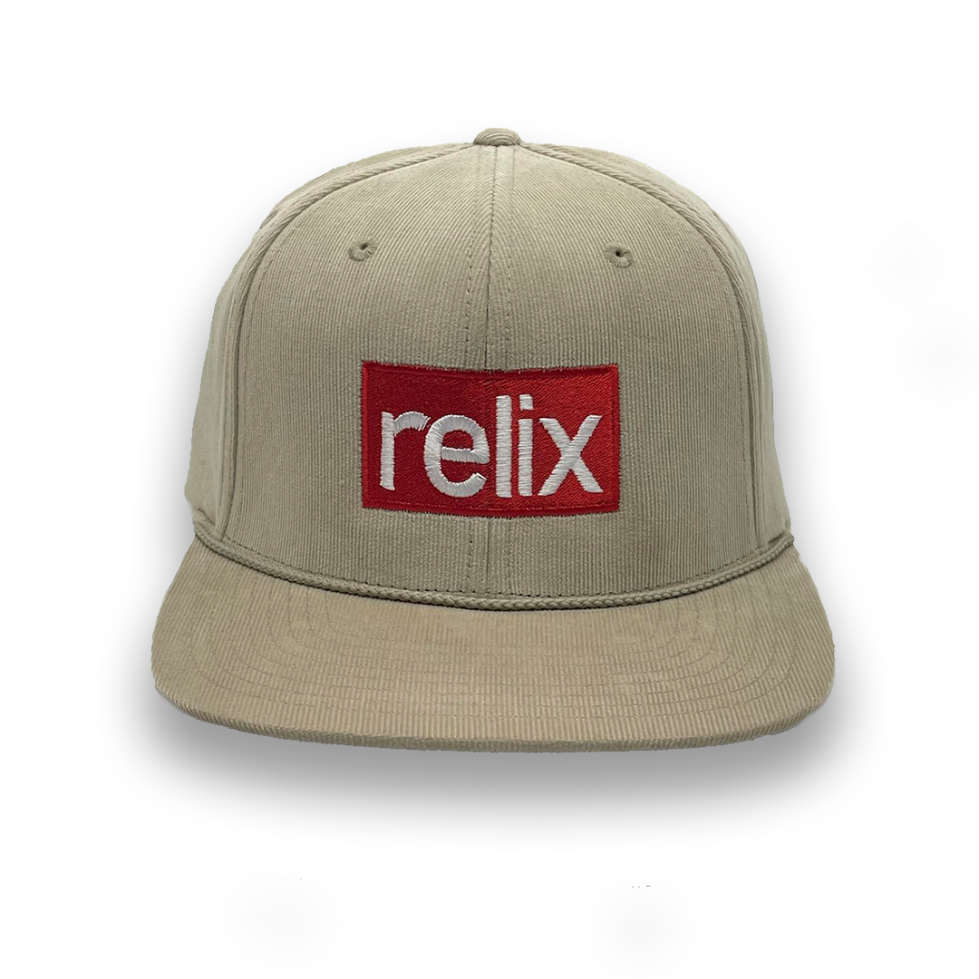 Relix Tan Corduroy Hat