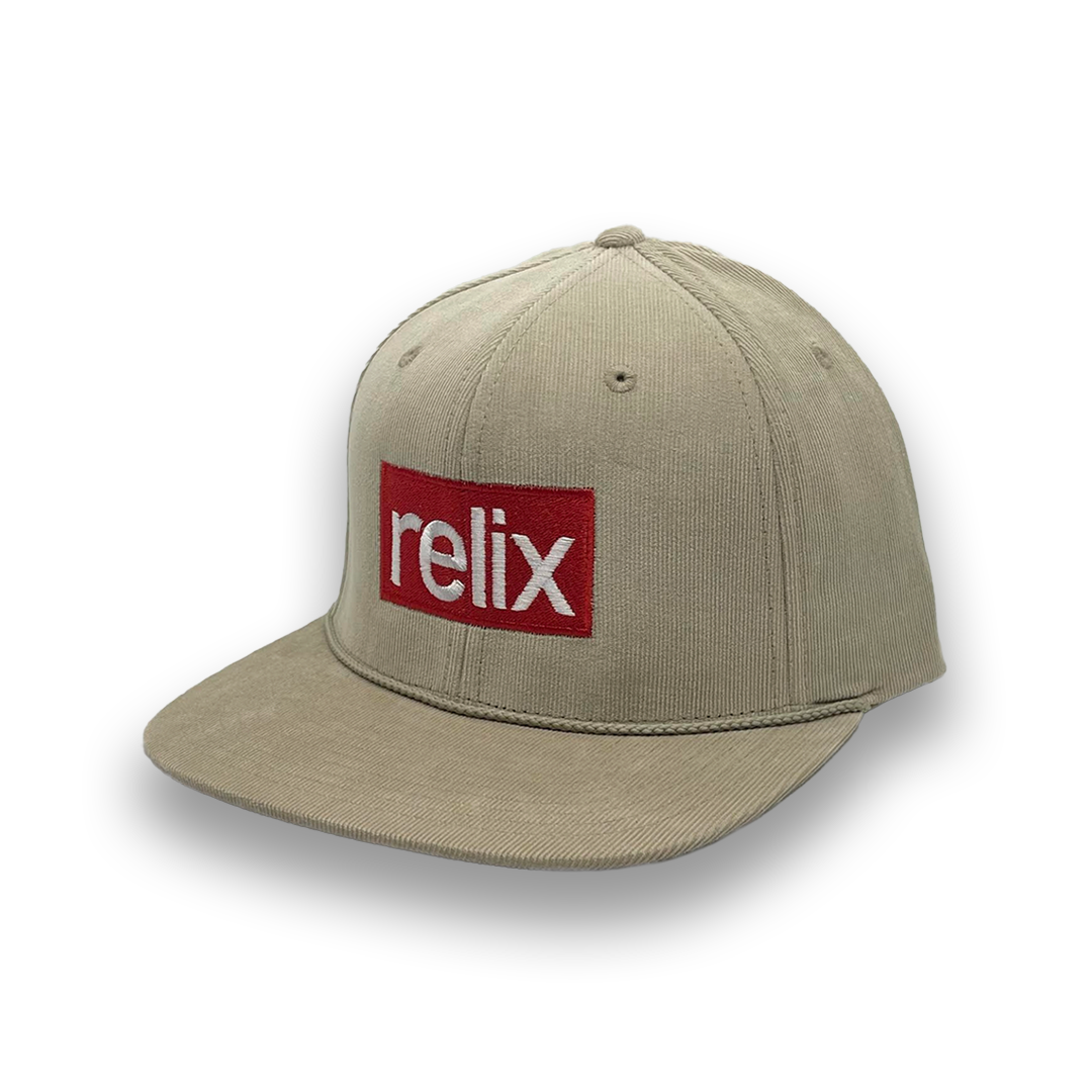 Relix Tan Corduroy Hat